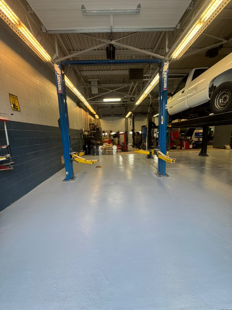 Auto Repair Shop Floor